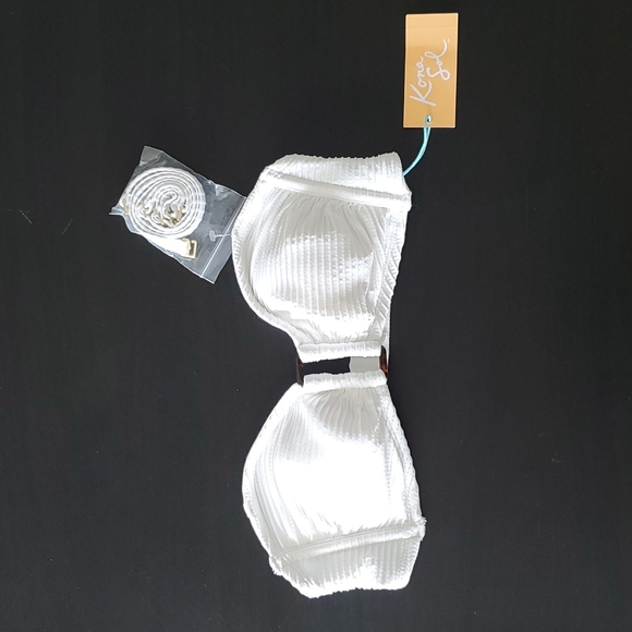 Kona Sol White Bikini Set - Picture 2 of 12